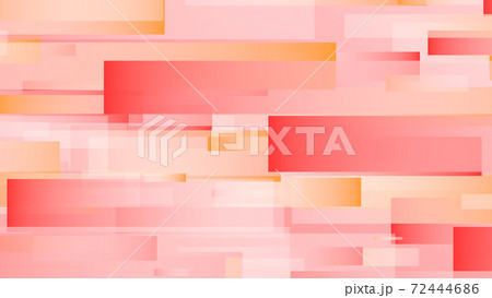 幾何学 アブストラクト 流れる帯 赤 別verあり のイラスト素材