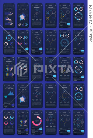 Modern infographic vector elements for business brochures. Use in website, corporate brochure, advertising and marketing.. Modern infographic vector elements for business brochures. Use in website, corporate brochure, advertising and marketing.. 72444774