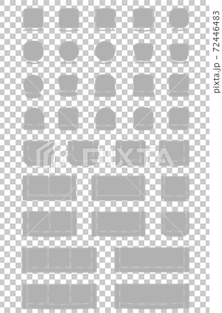 室內插圖材料平面圖椅子設置輪廓 72446483