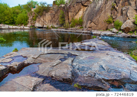 granite rocks in Ukraine 72446819