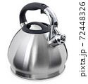 Kettle with whistle on a white background 72448326