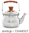 Metallic Teapot isolated on white background 72448327