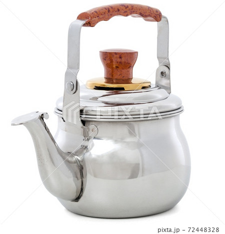 small tea pot for brewing tea isolated on white background 72448328