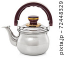 Metallic Teapot isolated on white background 72448329