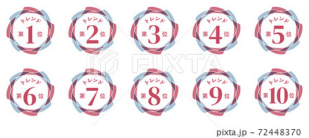 トレンドランキング　ベスト10 72448370