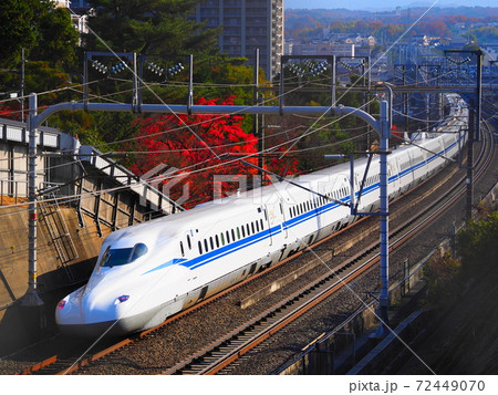 新幹線N700S　J8編成　大津一里山にて 72449070