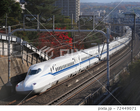 新幹線N700S　J8編成　大津一里山にて 72449071