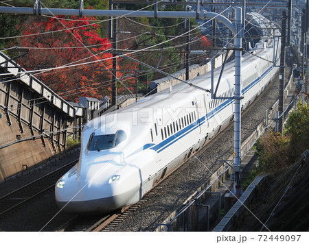 新幹線N700S　J3編成　大津一里山にて 72449097