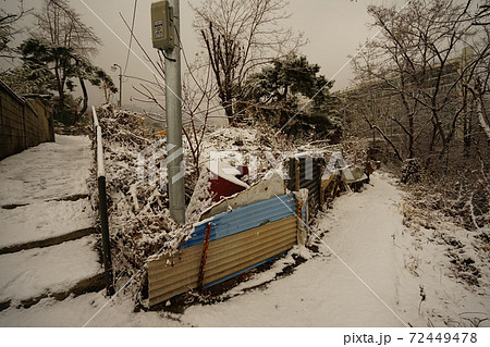 冬 スポット 積雪 72449478