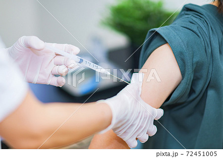 ワクチン接種　予防接種　注射　【コロナ禍のメディカル】 72451005
