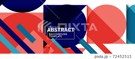 Simple circles and triangles abstract background. Vector illustration for covers, banners, flyers and posters and other designs Simple circles and triangles abstract background. Vector illustration for covers, banners, flyers and posters and other designs 72452515