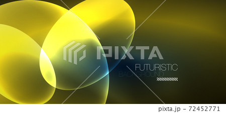 Neon ellipses abstract backgrounds. Shiny bright round shapes glowing in the dark. Vector futuristic illustrations for covers, banners, flyers and posters and other Neon ellipses abstract backgrounds. Shiny bright round shapes glowing in the dark. Vector futuristic illustrations for covers, banners, flyers and posters and other 72452771