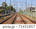 青空の下の線路 72452857