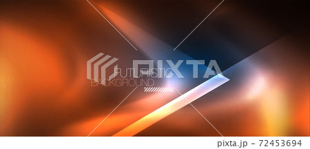 Neon geometric abstract background. Triangles with color glowing light effects in the dark. Vector illustration for covers, banners, flyers and posters and other Neon geometric abstract background. Triangles with color glowing light effects in the dark. Vector illustration for covers, banners, flyers and posters and other 72453694