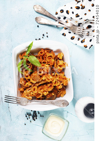 pasta in tomato sauce pasta in tomato sauce 72454010