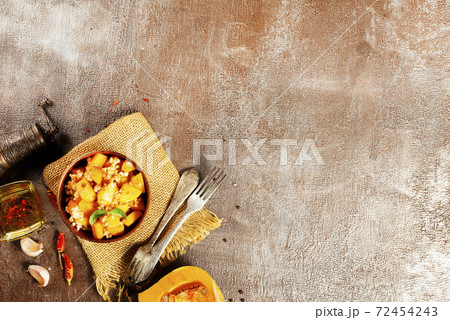 wheat porridge with pumpkin wheat porridge with pumpkin 72454243