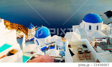 Oia, traditional greek village 72456007