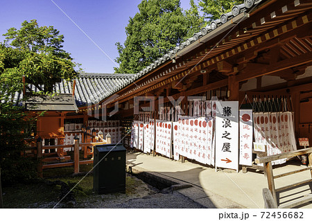 春日大社 藤浪之屋 奈良県奈良市の写真素材