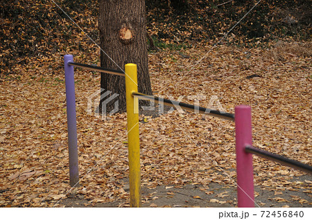 公園にある鉄棒 公園にある鉄棒 72456840
