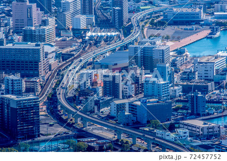 佐世保　港の景観 72457752