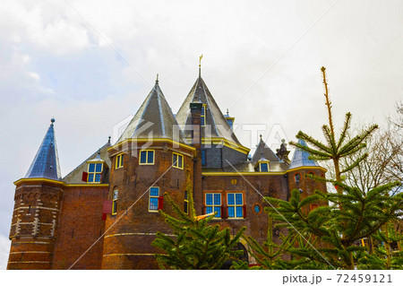 Medieval building '' De Waag'' in Amsterdam the Netherlands Medieval building '' De Waag'' in Amsterdam the Netherlands 72459121
