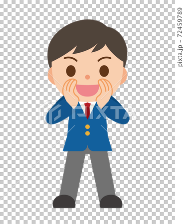 大声 男子学生 ブレザー 72459789