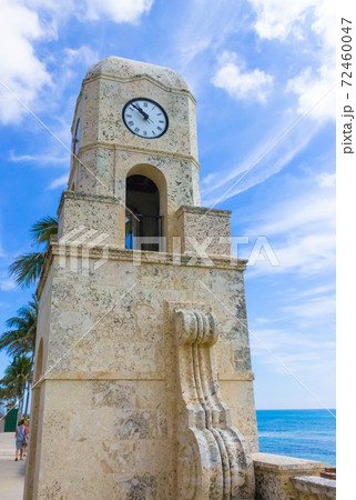 Palm Beach, Florida, USA clock tower on Worth Ave. 72460047
