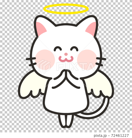 Pet loss illustration cat 72461227