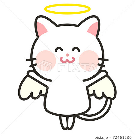 ペットロス　イラスト　猫 72461230