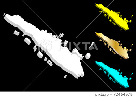 3D map of Sumatra 72464979
