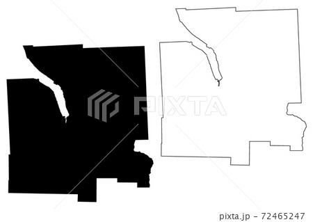 Tompkins County, New York State (U.S. county, United States of America, USA, U.S., US) map vector illustration, scribble sketch Tompkins map 72465247
