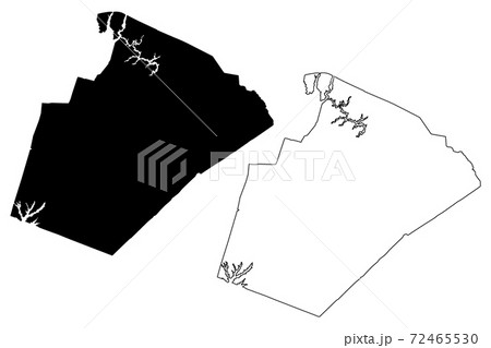 Wake County, North Carolina State (U.S. county, United States of America, USA, U.S., US) map vector illustration, scribble sketch Wake map 72465530