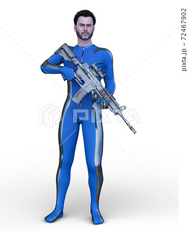 ヒーローのイラスト素材