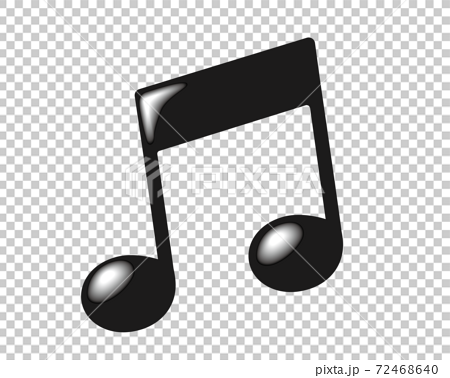 2連符 8分音符 音楽 記号 楽典 イメージ アイコン イラストのイラスト素材
