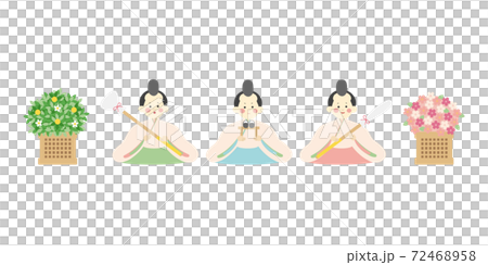 Hinamatsuri, Ukon-no-Tachibana, Sakon-no-Sakura Hinamatsuri, Ukon-no-Tachibana, Sakon-no-Sakura 72468958