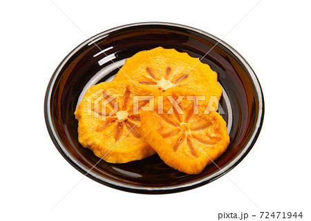 新潟県佐渡産の、あんぽスライス柿 72471944