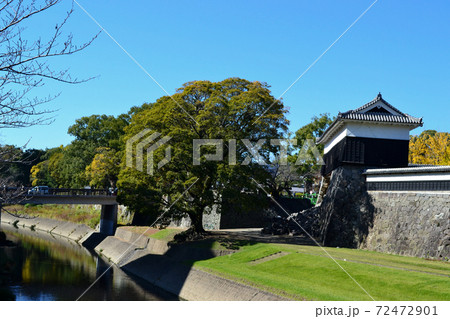 熊本市街地　熊本城周辺（長塀通り）の景観 72472901