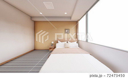 ホテル シングルルーム 内観パース82 ホテル シングルルーム 内観パース82 72473450