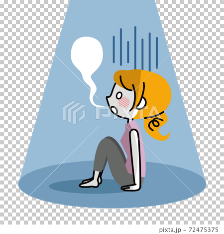 魂が抜けかかる女性 魂が抜けかかる女性 72475375