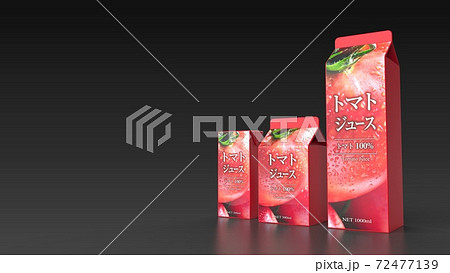 tomato juice 3 size Japanese black background tomato juice 3 size Japanese black background 72477139