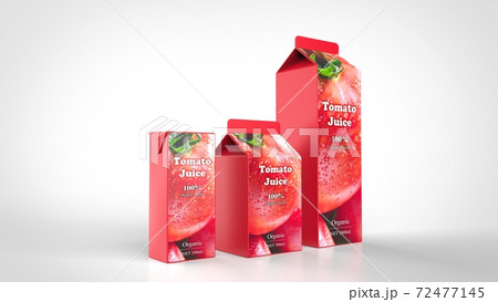 tomato juice 3 size 3d rendering tomato juice 3 size 3d rendering 72477145