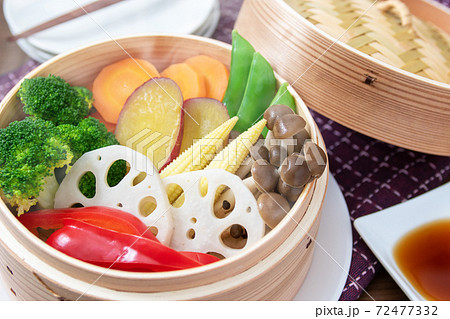 野菜のせいろ蒸し 72477332