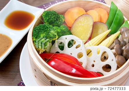 野菜のせいろ蒸し 72477333