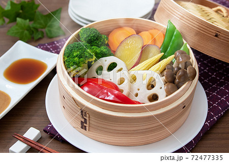 野菜のせいろ蒸し 72477335