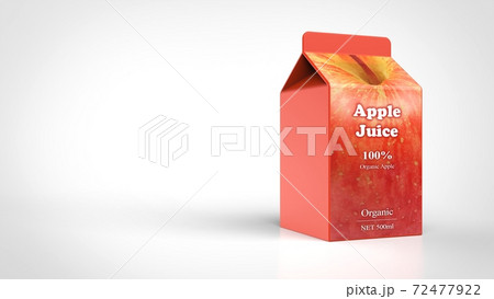 apple juice 500ml right 3d rendering apple juice 500ml right 3d rendering 72477922
