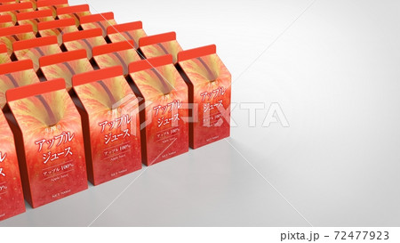 apple juice 500ml Japanese multiple left 3d render apple juice 500ml Japanese multiple left 3d render 72477923