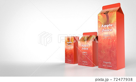 apple juice 3 size right 3d rendering apple juice 3 size right 3d rendering 72477938