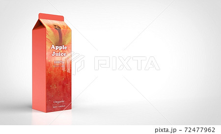 apple juice 1l left 3d rendering apple juice 1l left 3d rendering 72477962