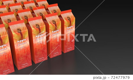 apple juice 1l black background multiple left 3d apple juice 1l black background multiple left 3d 72477979