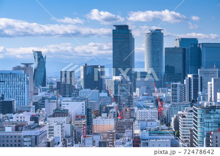 《愛知県》名古屋都市風景・名古屋駅をのぞむ 72478642